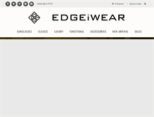Tablet Screenshot of edgeiwear.com